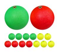 ULTECHNOVO 15pcs High-visibility Fishing Float Balls Made of Sturdy Foams for Drift and Float Fishing Versatile and Easy to Use Accessory Suitable for Beginners and Experienced Anglers