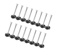 ULTECHNOVO 16 Set Anti-loose Trampoline Screw and Nut Secure Bolts Replacement Kit for Stable Safe Jumping Quick Installation Trampoline Repair Accessories