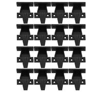 ULTECHNOVO 16 Sets Adjustable Cabinet Panel Connectors with Push-in Plastic Corner Clips, Furniture Connector Hardware for Kitchen Cabinet Installation, Medium Roman Column Brackets