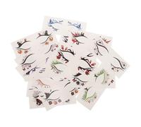 ULTECHNOVO 19pcs Halloween Eye Makeup Tattoos Pumpkin Spider Web Face Stickers for Carnival Masquerade Party Women Girls