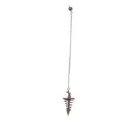 ULTECHNOVO 1Pc Hollow out Spiral Cone Divination Pendant Decorative Metal Amulet for Jewelry Making Unique for Festivals and Ceremonies Lightweight and Comfortable Design for Men and Women