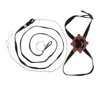 ULTECHNOVO 1pcs Pet Tortoise Hauling Rope Small Animals Control Rope Training Leash Adjustable Lightweight Leather Turtle Harness Outdoor Walking with Pet