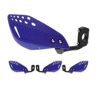 ULTECHNOVO 2 Pairs Blue Plastic Motorcycle Handguards Universal Handlebar Protectors Wind Deflectors Replacement Dirt Motorbike Hand Guards for Motocross and Off-road Use
