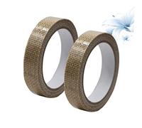 ULTECHNOVO 2 PCS 1.5cm Flax Tape Decorative Linen Adhesive Tape for Scrapbooking DIY Craft Projects Card Making Wrapping Diaries Stationery