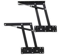 ULTECHNOVO 2 Pcs Lift up Coffee Table Lifting Mechanism Stable Pneumatic Support, Height Adjustable Iron Frame, Foldable Design for Home and Office Use