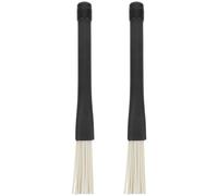 ULTECHNOVO 2 Pcs Retractable Plastic Jazz Drum Brushes with Comfortable Grip and Balanced Loudness for Professionals and Music Lovers