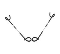 ULTECHNOVO 2 Pcs Tent Lantern Arm Hook Black Iron Multi-Purpose Outdoor Bag Hanger Lightweight and Easy to Install for Camping and Bivouac