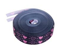 ULTECHNOVO 2 Rolls Heart Valentine Ribbon Yards Each Decorative Craft Ribbon with Sturdy Soft for DIY Wrapping Wedding Party Hair Bows Mother's Day Decoration Family Crafting Supplies