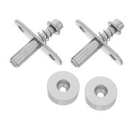 ULTECHNOVO 2 Sets Adjustable Spring Loaded Pivot Hinges for Wooden Partitions and Decorative Screens Heavy Duty Metal Rotating Shafts with Built-in Precision Ball Bearings Suitable