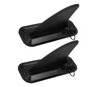 ULTECHNOVO 2 Sets Paddle Board Tail Fins Replacement with Card-lock Design Removable Surfboard Stabilizer Fins for Enhanced Control and Maneuverability in Water Sports Suitable for Sup and