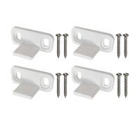 ULTECHNOVO 2 Sets Sliding Door Floor Guide Door Stopper Pom Material White Anti-Collision Prevent Rolling Off The Rail Installed on The Floor Random Color