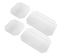 ULTECHNOVO 2 Sets Small Square Quilting Templates Acrylic Sewing Ruler Guide for Patchwork Fabric Cutting DIY Sewing Tools