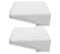 ULTECHNOVO 2 Sets Universal Outdoor Camera Rain Cover White Plastic Security Camera Cover for Garden with Easy Installation and Overheating Prevention Suitable for Outdoor Use