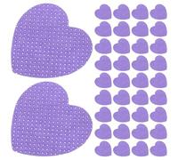 ULTECHNOVO 200 Sheets Nail Wipes for Gel Nails Heart Shaped Cotton Remover Pads Comfortable Safe to Use with Container Box on The Go Manicure