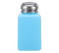ULTECHNOVO 200ml Blue Anti-static Plastic Nail Art Accessories Pump Dispenser Bottle for Makeup Remover and Nail Polish Remover in Electronics and Makeup Use