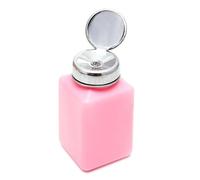 ULTECHNOVO 200ml Pink Plastic Nail Polish Pump Bottle for Makeup Remover Liquid Dispenser with Non Environmental Pollution and Easy to Wipe Features, Suitable for Makeup and Electronics Use