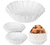 ULTECHNOVO 200Pcs Baking Liners Cupcake Muffin Liners Food Grade Paper Cake Round 4.00In Baking Cups for Wedding Party Bakery Use