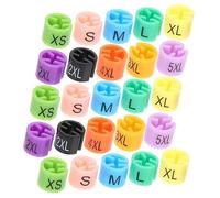 ULTECHNOVO 200pcs Color Coded Clothing Markers for Hangers Tags for Clothing Diapers Towels Craft Projects Each