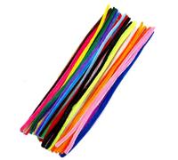 ULTECHNOVO 200pcs Colorful Plush Twisted Sticks Crafts Supplies DIY Plush Stems Educational for Creative Handicraft Projects