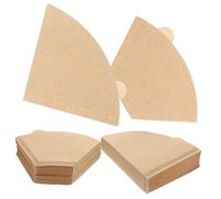 ULTECHNOVO 200pcs Unbleached Paper Coffee Filters for Drippers Premium Quality Disposable Coffee Filter Tearing Resistant Biodegradable