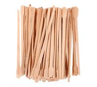 ULTECHNOVO 200pcs Wax Stick Body Waxing Rods Hair Removal Wooden Stick Irregular Wax Wand Single Use Wooden Applicator