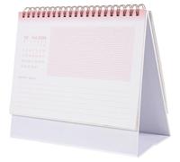 ULTECHNOVO 2024 Desk Calendar Gradient Standing Flip Desktop Calendar Decorative Desk Ornament Plan Book Simple Design