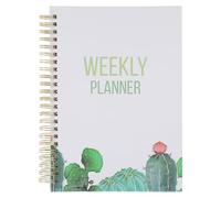 ULTECHNOVO 2024 Weekly Planner Notebook A5 Spiral Bound Portable Academic Planner with Hard Cover and Elastic Band, Paper Material for Recording Plans and Accounts, Suitable for Teachers
