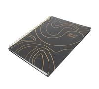 ULTECHNOVO 2026 Academic Calendar Planner with Twin-wire Binding, Dual Weekly and Monthly Views, Smooth Page Flipping, Spacious Writing Area, A4 Size Professional Planner Notebook for School