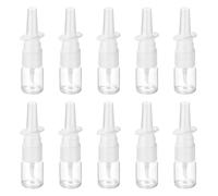 ULTECHNOVO 20ml Travel Spray Bottle,20 PCS Plastic Fine Mist Clear Refillable Containers Empty Mini Bottle for Nose Cleaning Traveling Make-up Skincare Cleaning