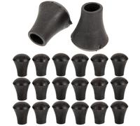 ULTECHNOVO 20pcs Black Rubber Drum Sleeve Replacement for Electronic Drums Anti-slip Accessories