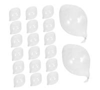 ULTECHNOVO 20pcs Clear Tpu Bobo Balloons Kit Thickened Transparent Decorative Balloons for Wedding Birthday Shower Party Supplies