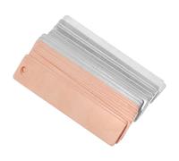 ULTECHNOVO 20Pcs Copper Zinc Sheet Set for Scientific Experiments Pure Copper Zinc Anode Strips for Electroplating DIY Projects and Educational Applications