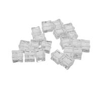 ULTECHNOVO 20pcs Fake Plastic Ice Cubes, Realistic Square Decorative Cubes for Bar Decor, Display Cabinet Ornaments and Photography Props, Lightweight and Sturdy