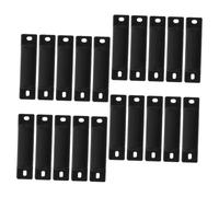 ULTECHNOVO 20pcs Gaming Chair Footrest Sliders for Recliners and Office Chairs Easy Installation for Improved Comfort and Stability Black Smooth Replacement Parts for Furniture