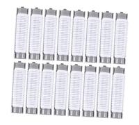 ULTECHNOVO 20pcs Lightweight Abs Hair Rollers DIY Wavy Hair Curlers Sturdy Styling Tool for Fluffy Spiral Curls for Overnight Use