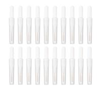 ULTECHNOVO 20pcs Mini Eyebrow Makeup Brushes with Caps Multi-use Cosmetic Tools for Eyelash Filling and Oral Care Portable Lightweight for Travel and Home Use