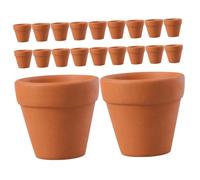 ULTECHNOVO 20pcs Mini Terracotta Succulent Pots Small Flower Pots with Drainage Lightweight Portable Tiny Plant for Office Desk Indoor Garden Decoration