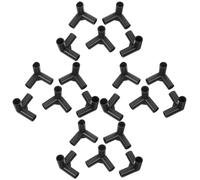 ULTECHNOVO 20pcs Modular Shoe Rack Connectors for Closet Organizers and Modular Shelving Systems, 11mm Plastic Tube Couplings with Stable Structure and Space Optimization, for Dorms