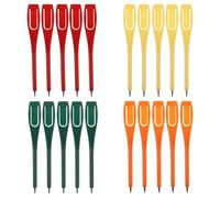 ULTECHNOVO 20pcs Plastic Golf Scoring Pencils Multifunctional Portable Golf Marker Pen with Graphite Core for Tournaments Training