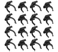 ULTECHNOVO 20pcs Plastic Kitchen Kickboard Clips Cabinet Plinth Brackets with 39° and 27° Corner Connectors Furniture Leveler Clips for Cabinet Toe Kick Skirting Board Installation