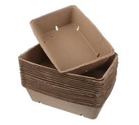 ULTECHNOVO 20pcs Pulp Fiber Berry Basket Small Vented Produce Tray for Strawberries Blueberries Raspberries Multipurpose Fruit and Vegetable Container for Farmer Market Grocery Store