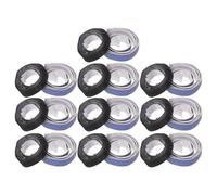 ULTECHNOVO 20pcs Self-adhesive Table Tennis Edge Protector Tape for Paddle and Racket, Pu Fiber Material with Edge Collision Protection, 10mm Wide Protective Racket Tape for Training and DIY