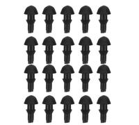 ULTECHNOVO 20pcs Snap-in Rubber Stopper Black for Car Center Console Lid