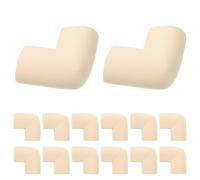 ULTECHNOVO 24pcs Beige Foam Picture Frame Corner Protectors Edge Guards for Shipping Painting Packaging Fragile Artwork Transport