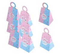 ULTECHNOVO 24pcs Gender Reveal Candy Boxes Small Party Favor Containers for Shower Birthday Celebration Events Easy to Carry Mixed Color Design