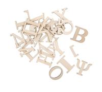 ULTECHNOVO 24pcs Natural Wood Letters for Alphabet Learning and Crafts Paintable Wood Letter Tiles for DIY Wall Decor Scrapbooking Classroom Educational Tools