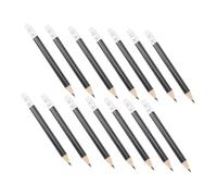 ULTECHNOVO 24pcs Pre-sharpened Golf Pencils with Eraser Mini Black Short Writing Pencils for School Office Shower Drawing Note Taking Smooth Writing and Easy Erasing
