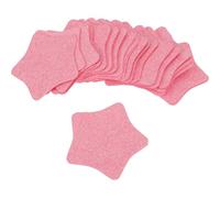 ULTECHNOVO 25pcs Pink Wood Pulp Cotton Makeup Remover Pads for Women, Elastic After Soaking, Soft Face Cotton Pads for On-the-go Use and Gentle Facial Cleansing
