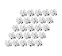 ULTECHNOVO 25pcs Quick Wire Connectors Terminal Blocks Push-in Electrical Cable Connectors with Copper Core for Speaker Wire LED Strip Adapter Flame Retardant High Pressure and Low Loss