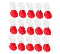 ULTECHNOVO 25pcs Round Plastic Vending Machine for Claw Machines Christmas Party Favors Fillable Balls in Classic Red and White Colors Friendly Smooth Edges Bright and Interactive Containers